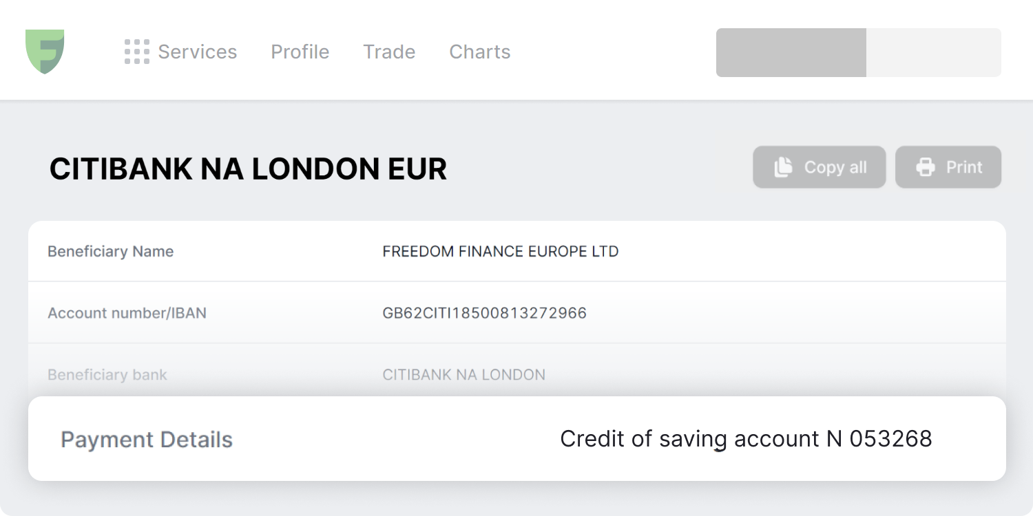 How to top up the account | Freedom24