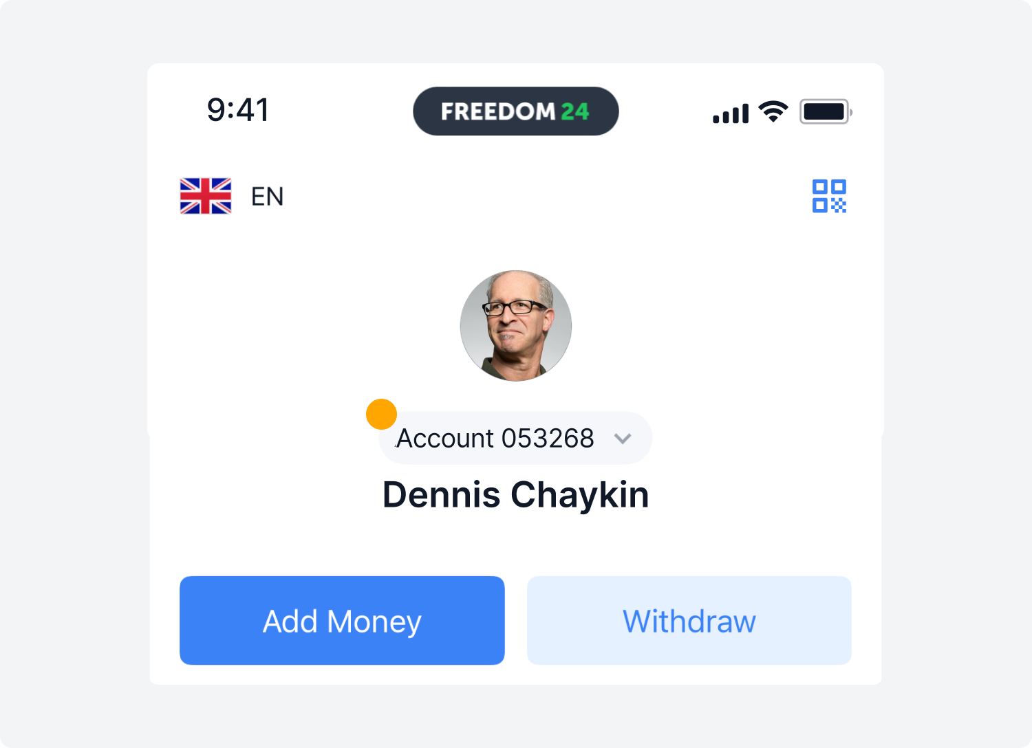 How to top up the account | Freedom24