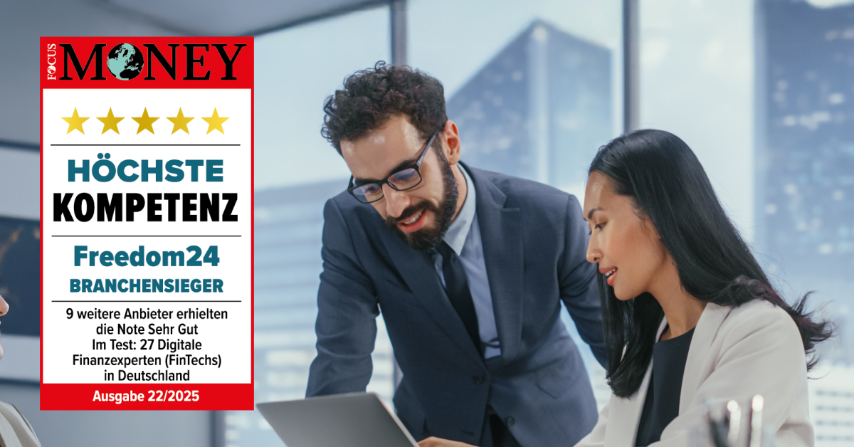 Freedom24 has topped the ‘Highest Competence’ ranking in the FinTech category by Focus Money, one of Germany’s leading business magazines. This prestigious recognition highlights Freedom24’s continued...